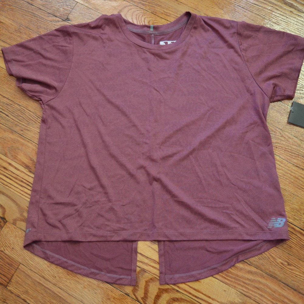 NWT New Balance Split Back Top
